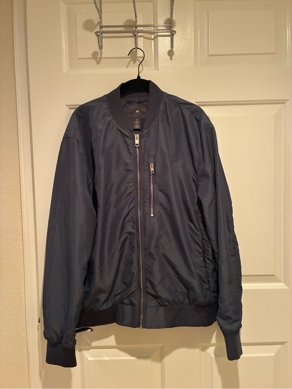 H&M Men's Dark Navy Bomber Jacket